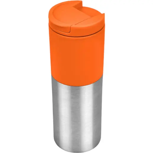 Kooshty Typhoon Stainless Steel & Plastic Double-Wall Tumbler Orange
